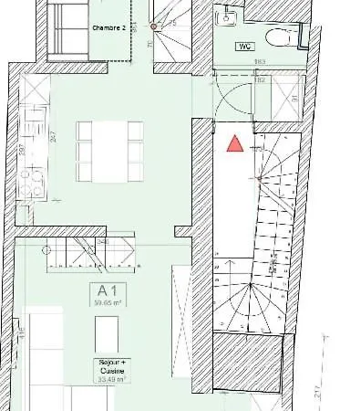 Apartman Duplex In Center 3 *